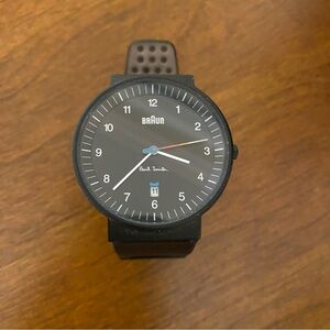 Paul Smith x Braun black men’s watch